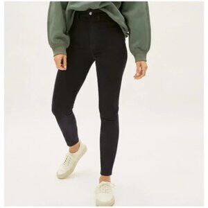 Everlane Black The Way High Skinny Jeans Size 28 NWT